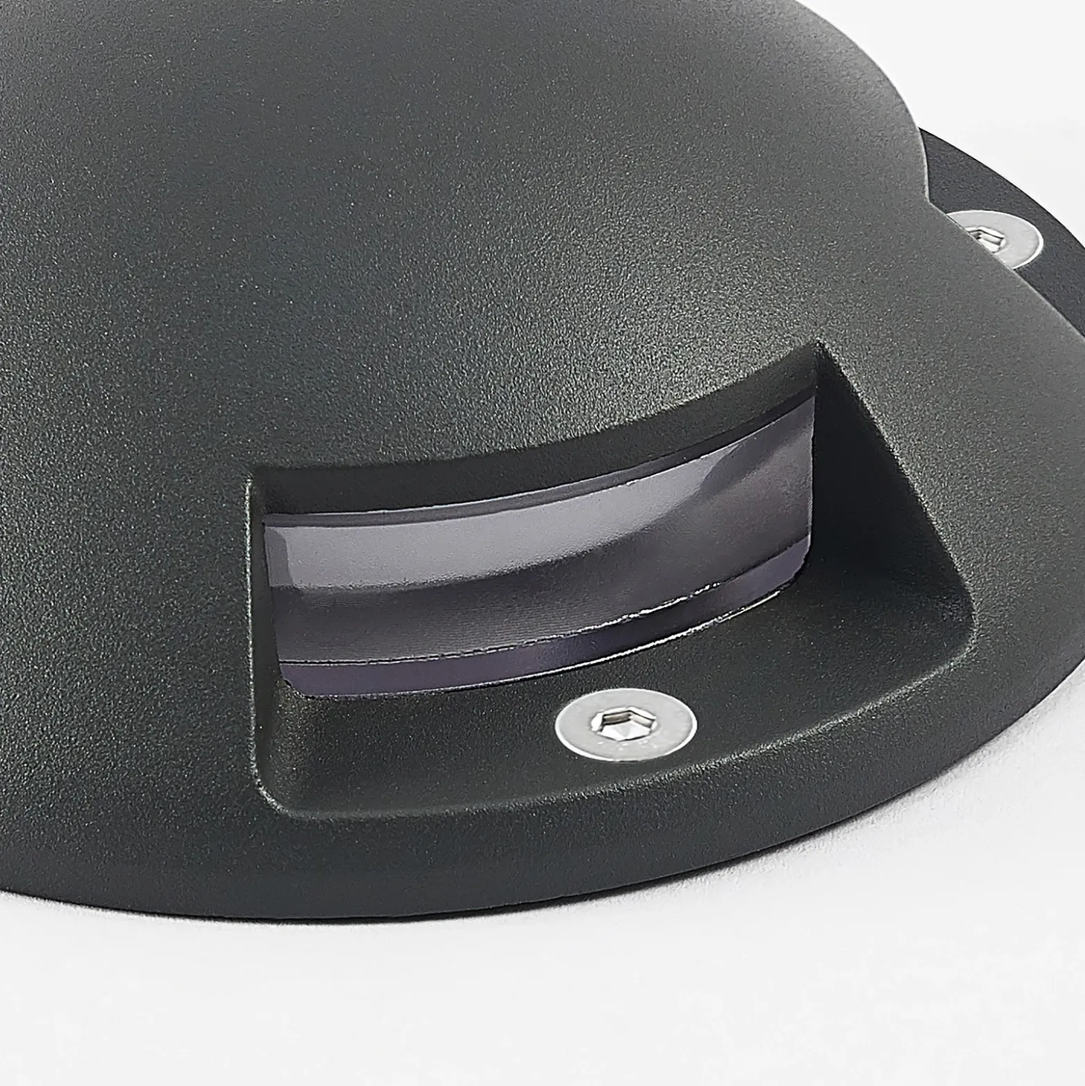 Lindby foco LED de suelo Huban, 15 cm, 4 luces, antracita