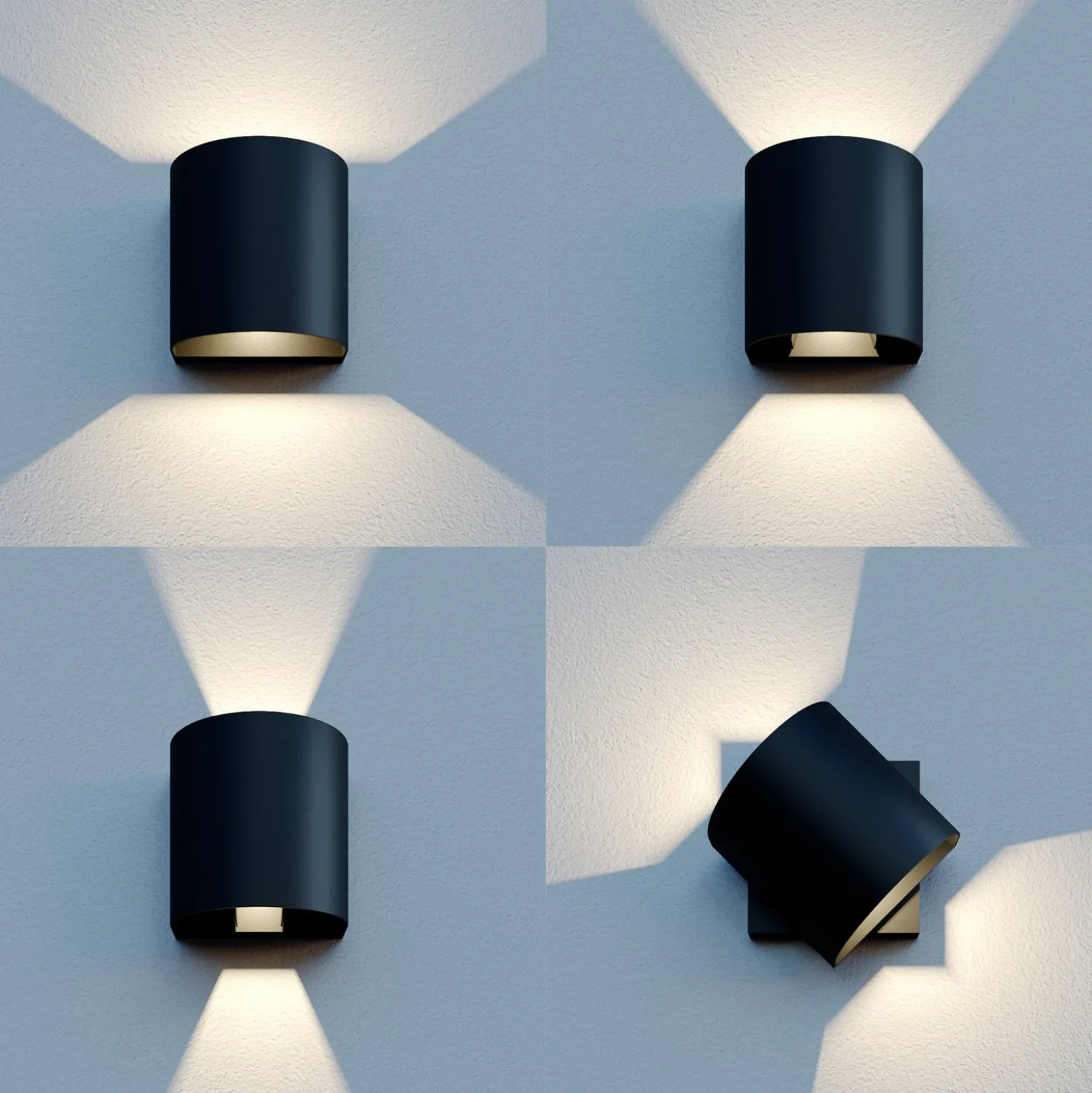 Lindby Gladis aplique LED de exterior