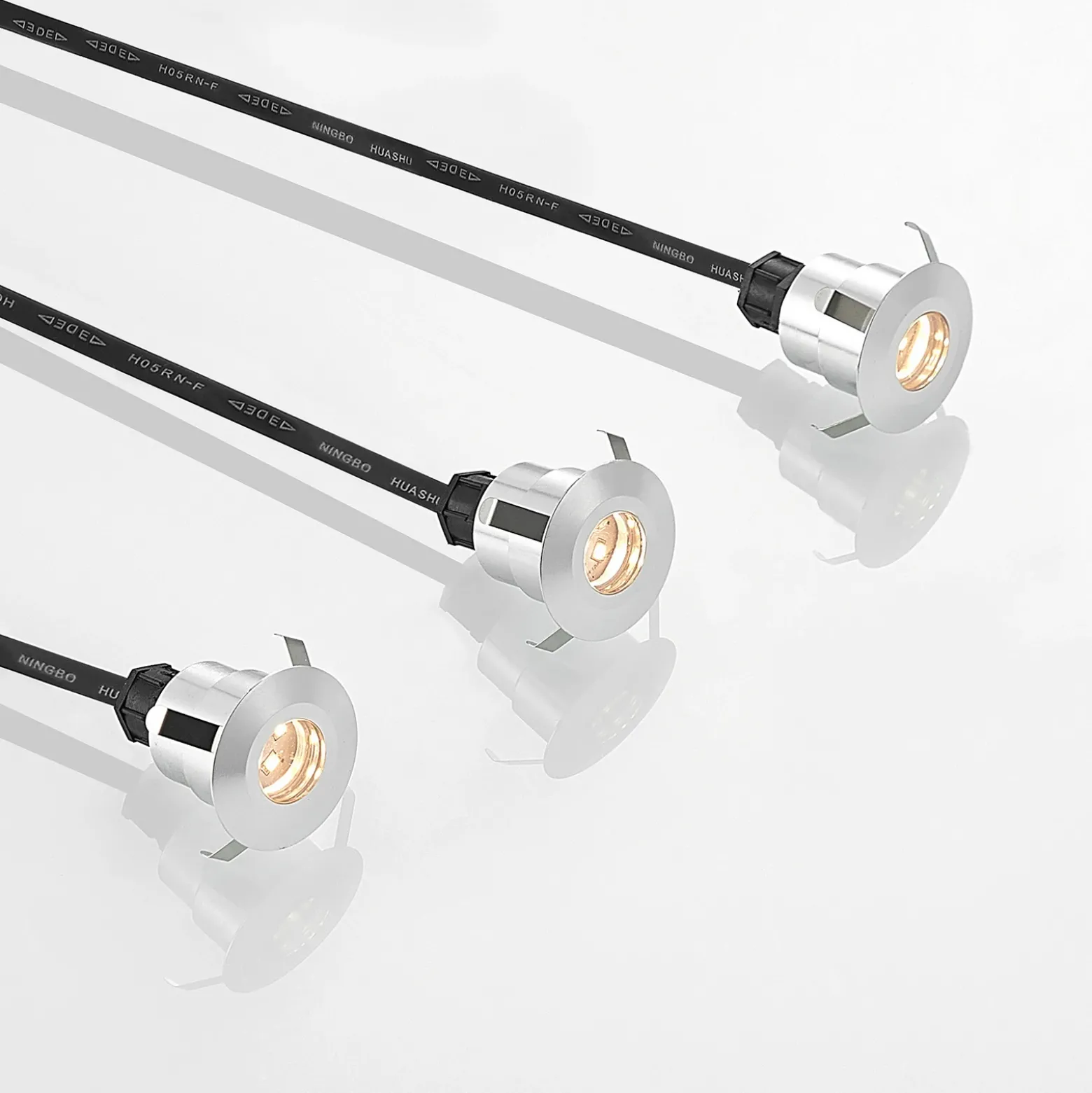Lindby Gracelle foco empotrado LED, 3 redondos