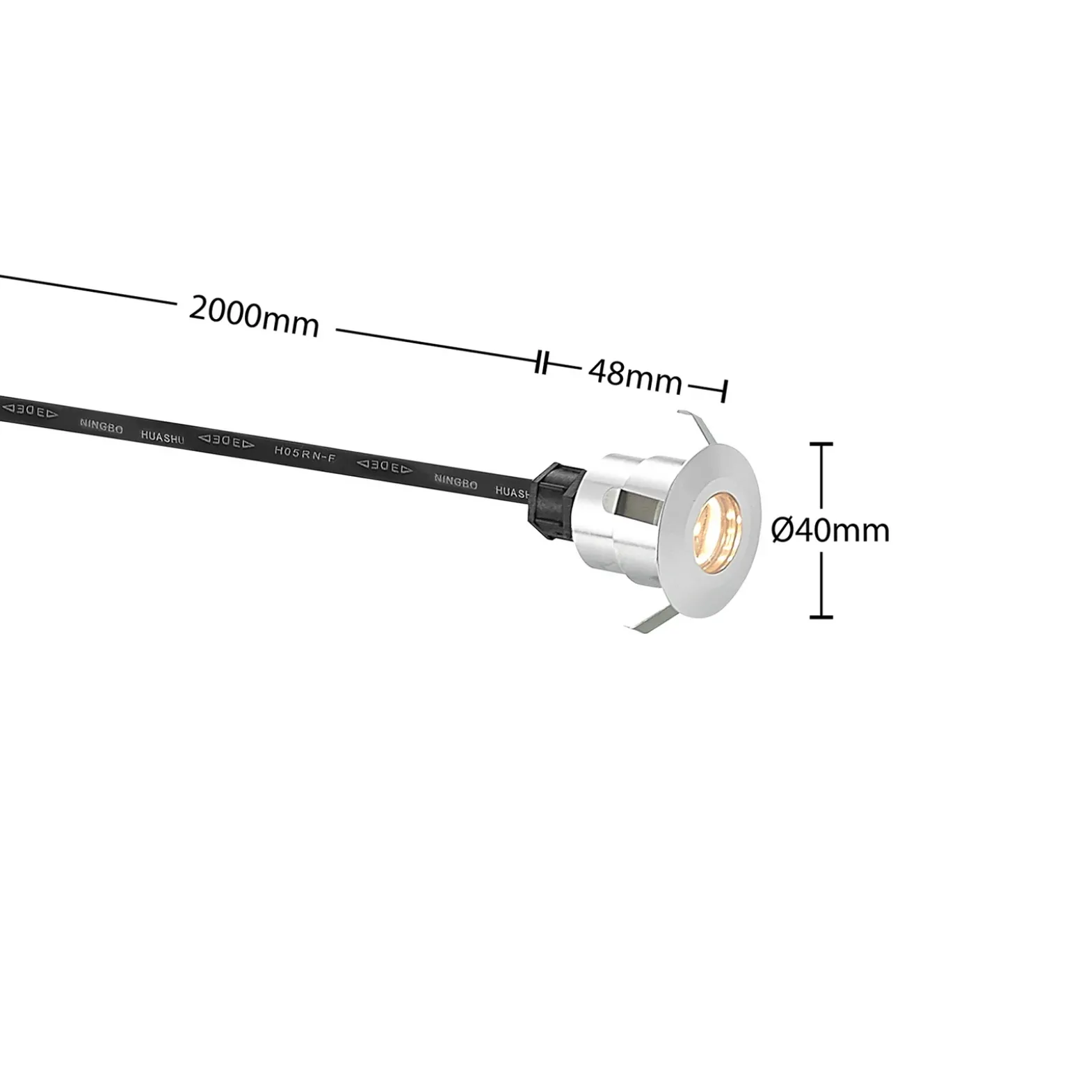 Lindby Gracelle foco empotrado LED, 3 redondos