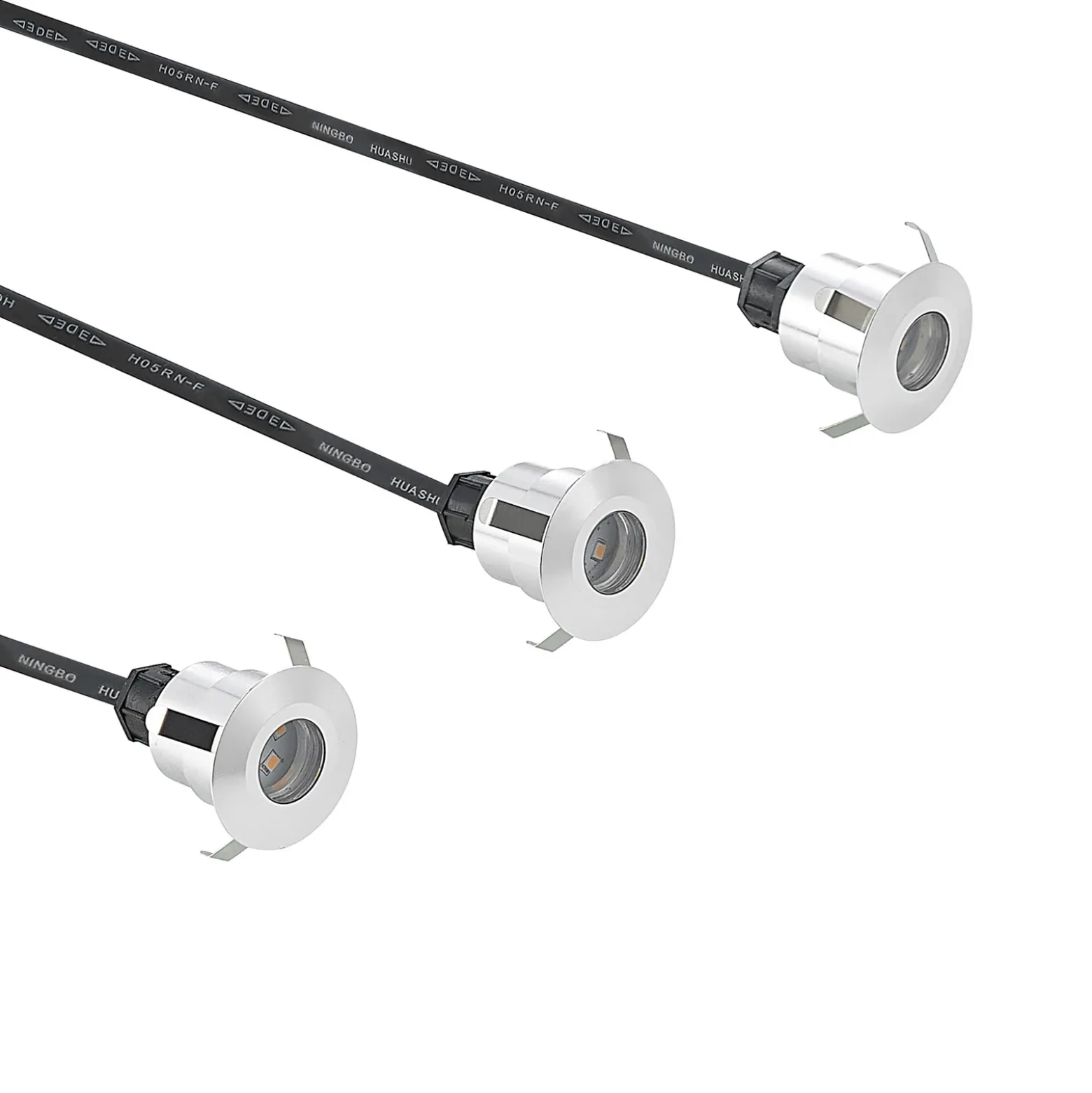 Lindby Gracelle foco empotrado LED, 3 redondos