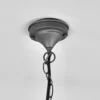 Lindby lámpara colgante exterior Edana, 40 cm, antracita, E27, IP44