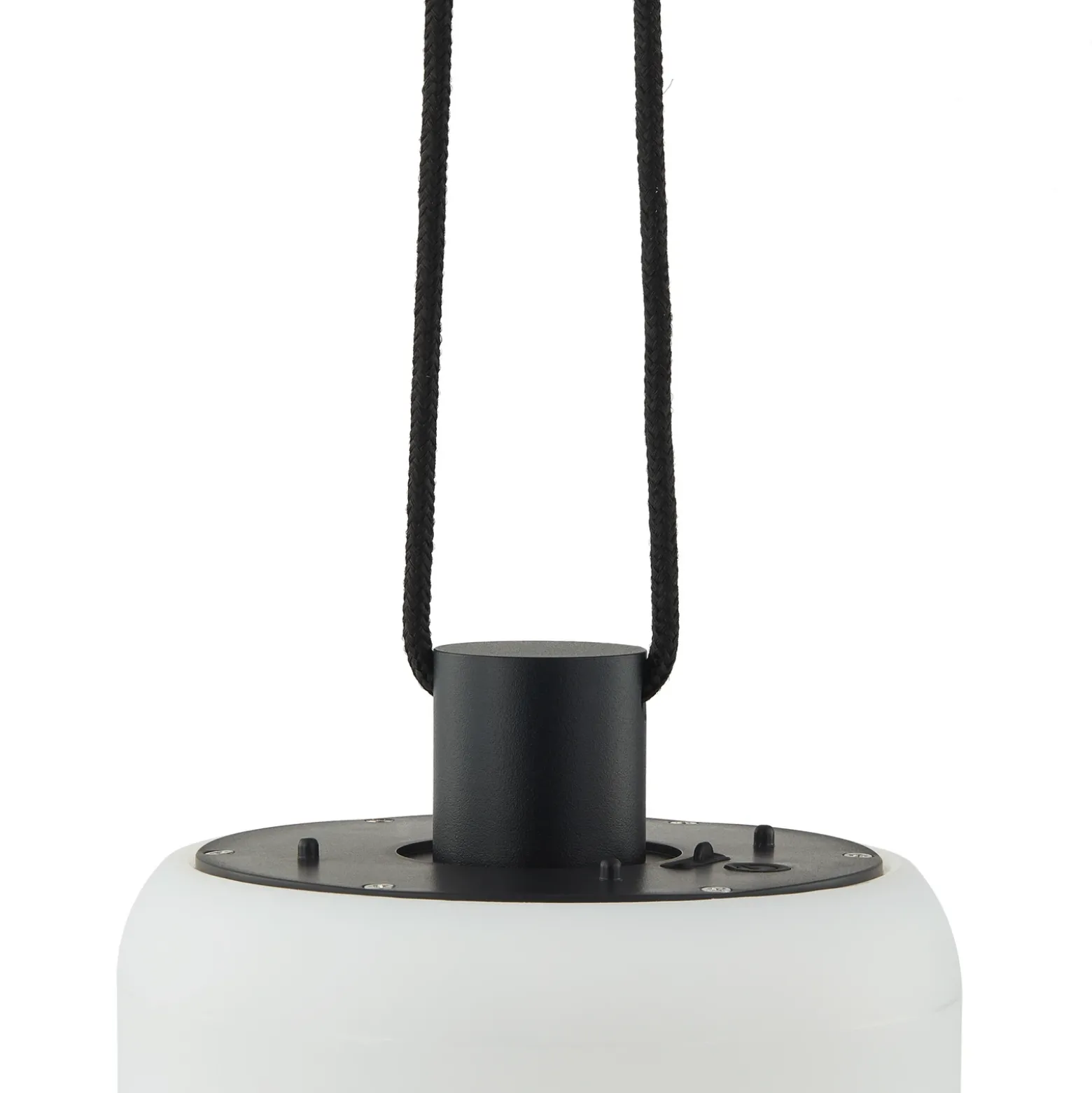 Lindby Lámpara colgante exterior Eleia, 2.700 K, 16 cm, batería recargable