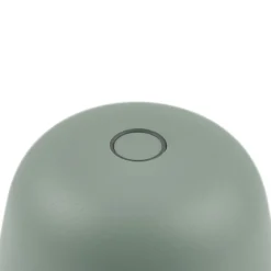 Lindby Lámpara de mesa LED recargable Arietty, verde, atenuable, IP65