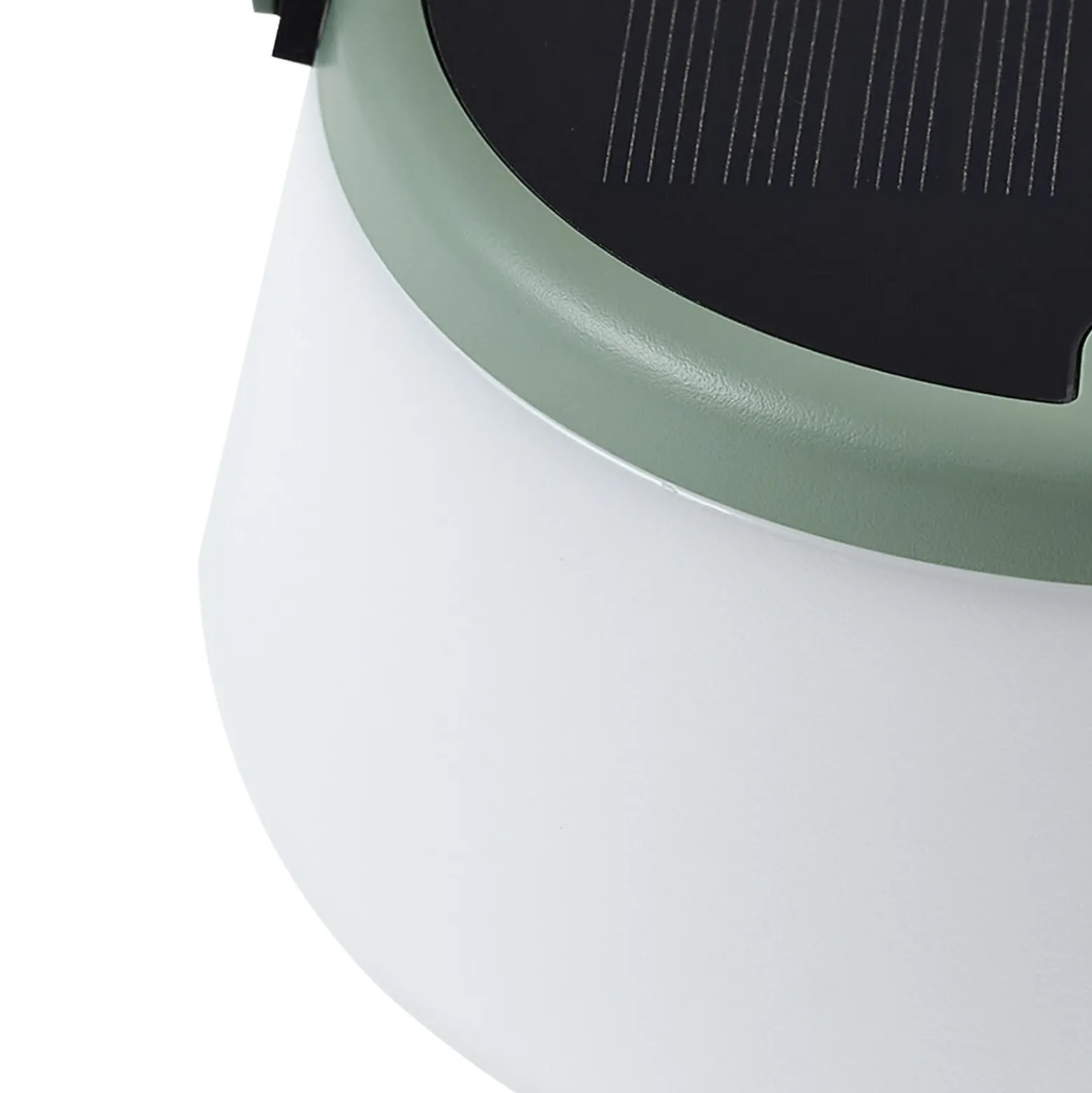 Lindby Lámpara de mesa LED solar Mikkel, verde, atenuable