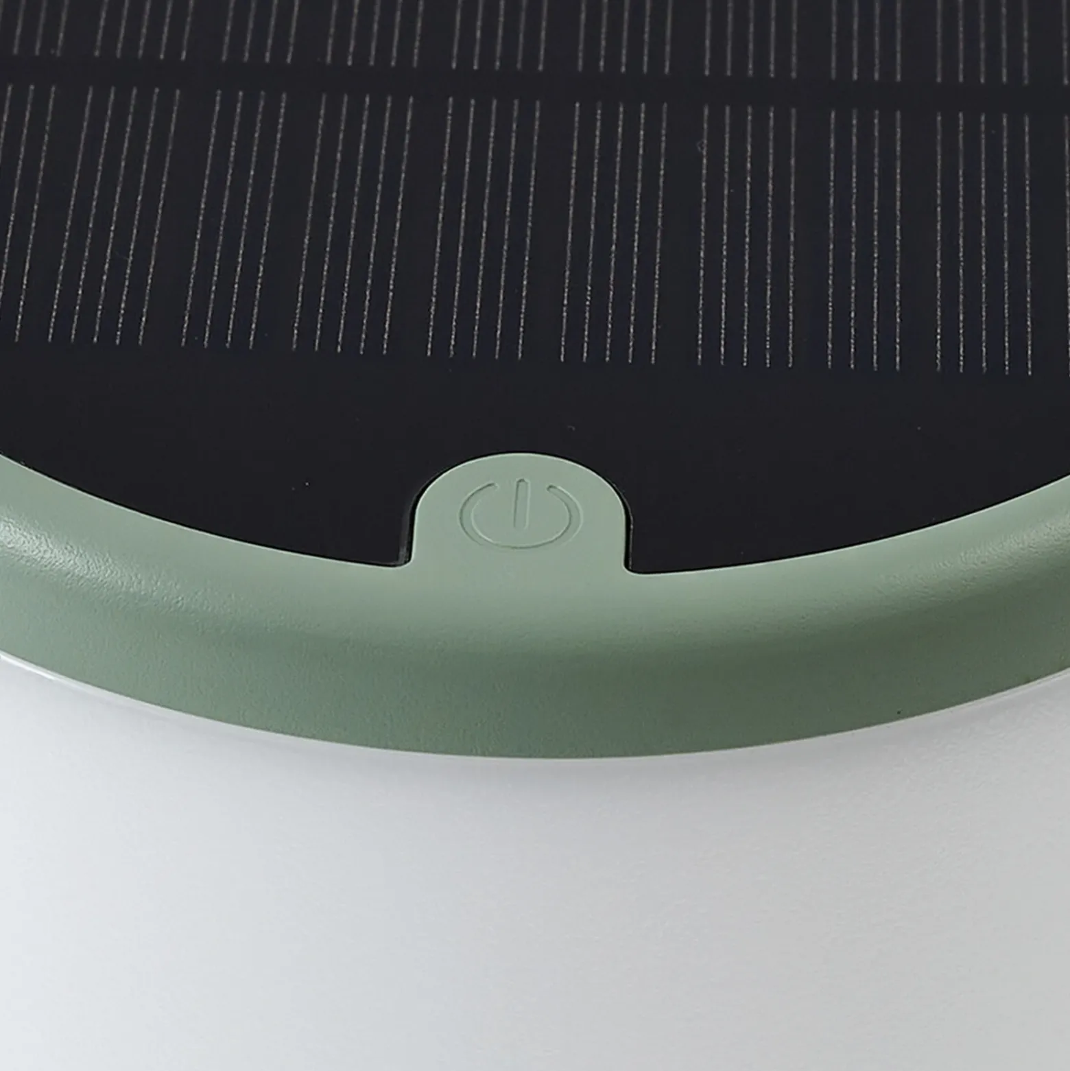 Lindby Lámpara de mesa LED solar Mikkel, verde, atenuable