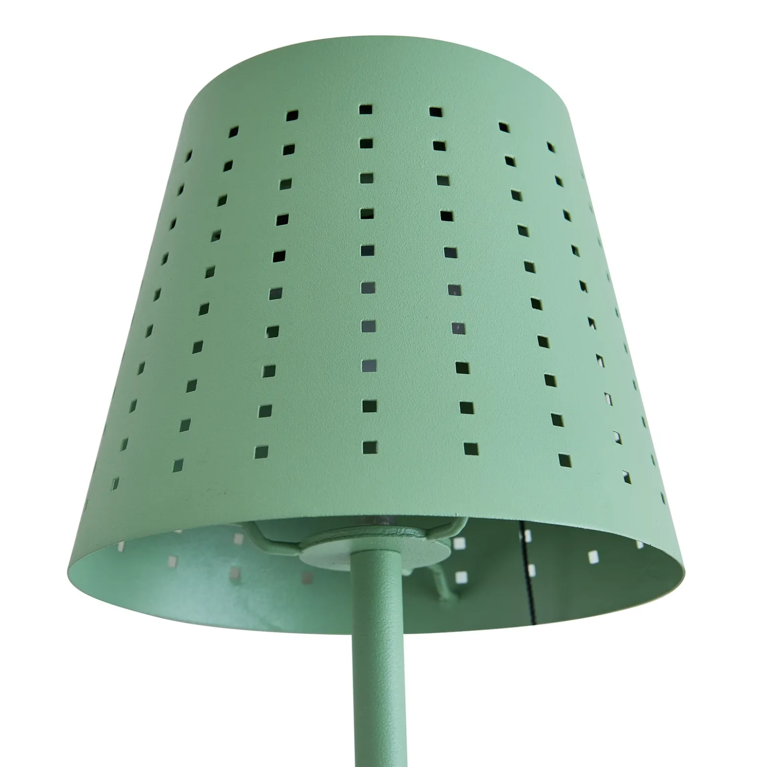 Lindby lámpara de mesa LED solar Hilario, verde, hierro, batería recargable