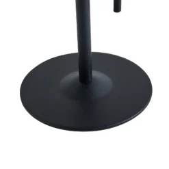 Lindby Lámpara de mesa LED solar Hilario, negra, hierro, batería recargable