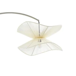 Lindby Lámpara de pie exterior Valdorin, beige, 199 cm, IP44