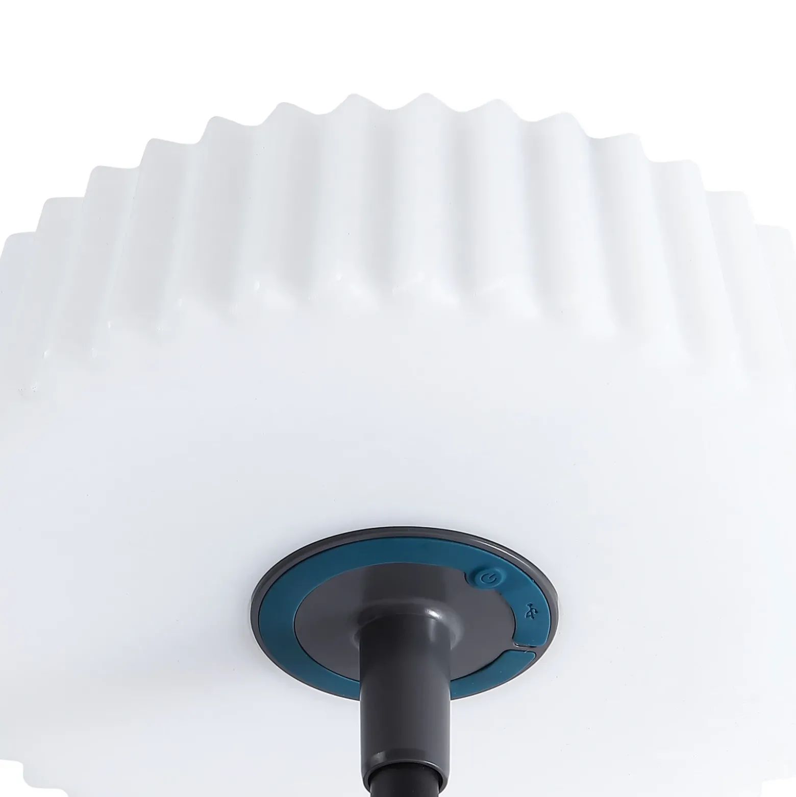 Lindby lámpara de pie LED solar Samine, negra, metal, atenuable