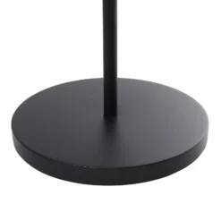 Lindby lámpara de pie LED solar Samine, negra, metal, atenuable