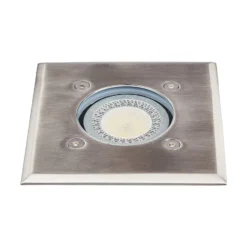 Lindby Lámpara de suelo empotrable Insa, 11 x 11 cm, GU10, IP67