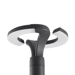 Lindby lámpara exterior LED Keily, circular, antracita, metal