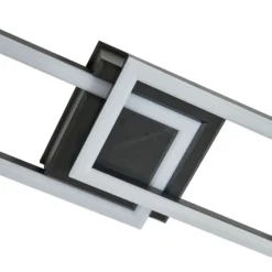 Lindby Lámpara LED de techo para exterior Finian, 64 cm x 21 cm, CCT atenuable