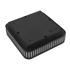 Lindby Lámpara LED de techo para exterior Lurinda, 26 cm, negro, IP44