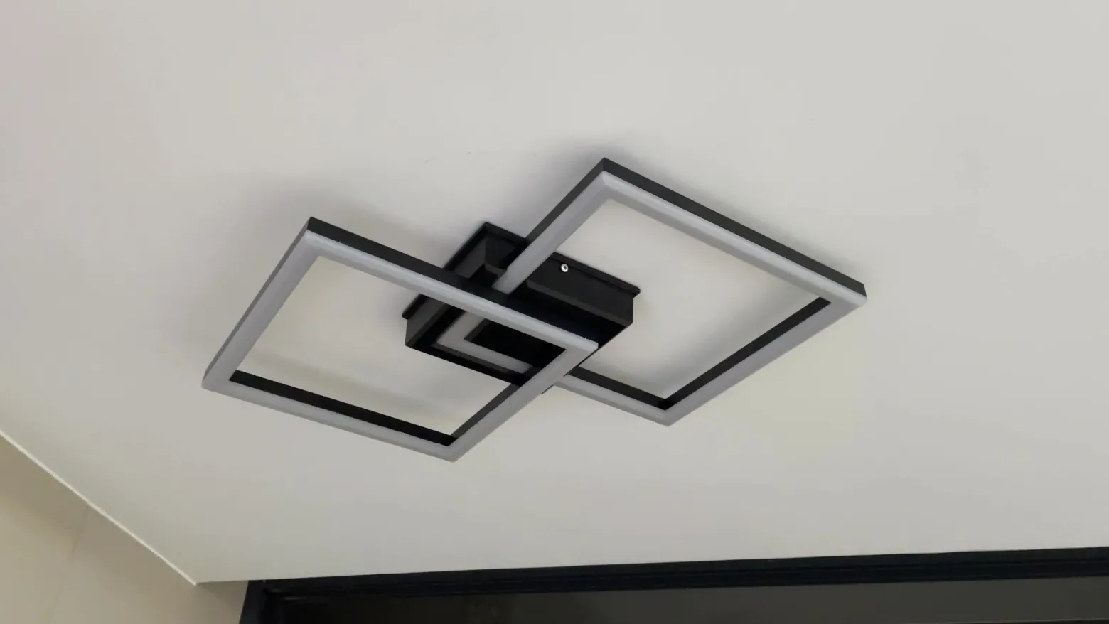 Lindby Lámpara LED de techo para exterior Finian, 48 cm x 48 cm, CCT atenuable