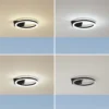 Lindby Lámpara LED de techo para exterior Finian, Ø 31 cm, CCT, atenuable