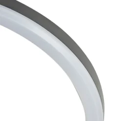 Lindby Lámpara LED de techo para exterior Finian, Ø 31 cm, CCT, atenuable