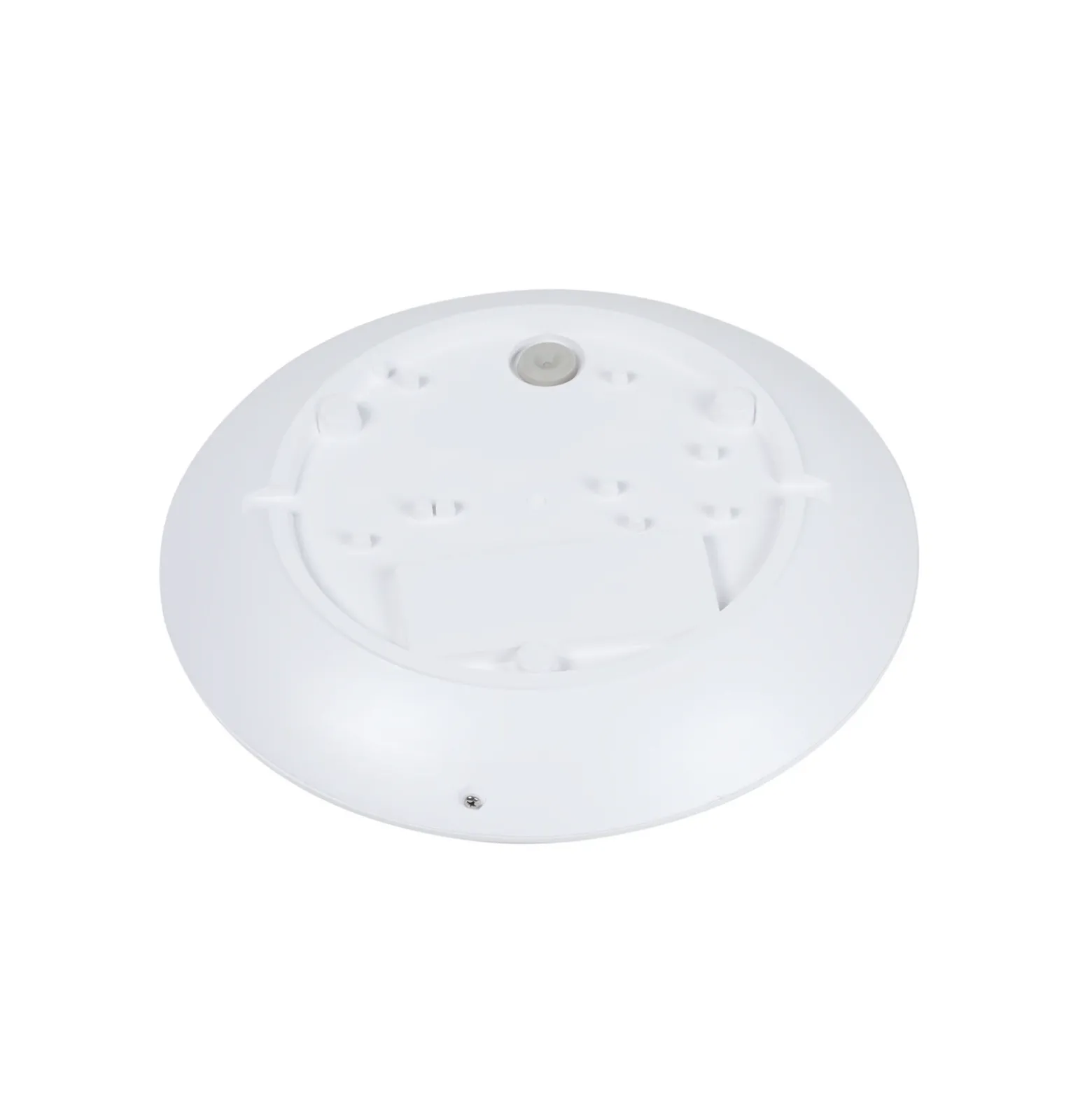 Lindby Lámpara LED de techo para exterior Naira, blanca, sensor, 30 cm, IP65
