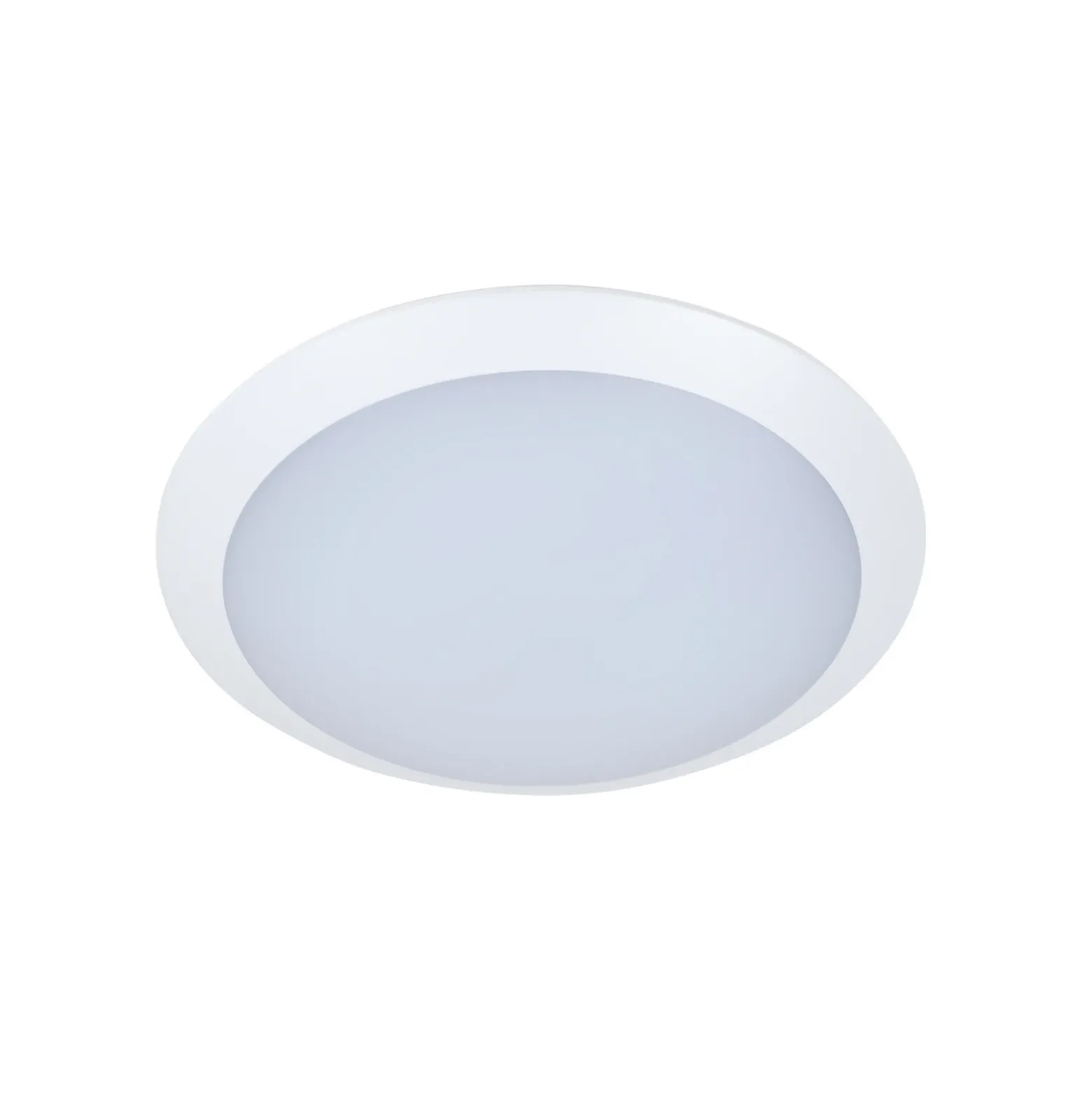 Lindby Lámpara LED de techo para exterior Naira, blanca, sensor, 30 cm, IP65