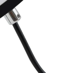 Lindby Lámpara LED solar con pica Syrene, 45 cm, negra, aluminio