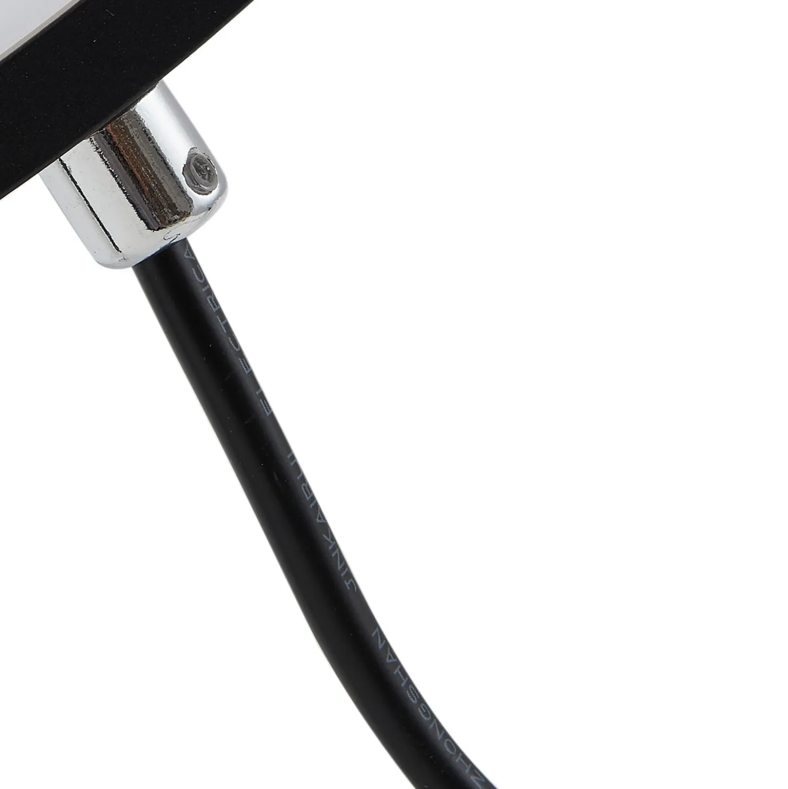 Lindby Lámpara LED solar con pica Syrene, 45 cm, negra, aluminio