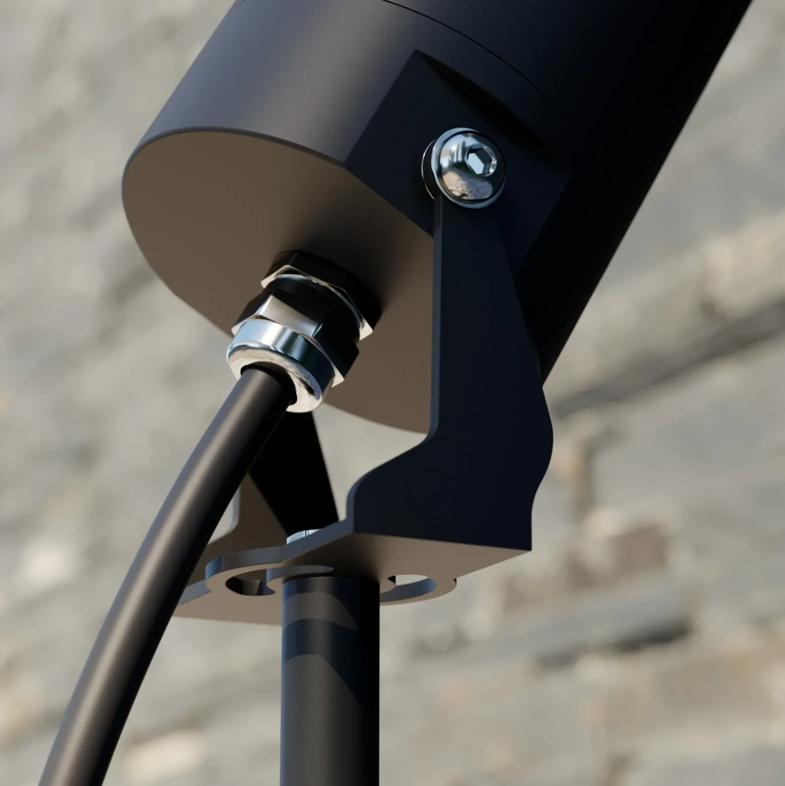 Lindby Lobelia foco con pica, GU10, IP65