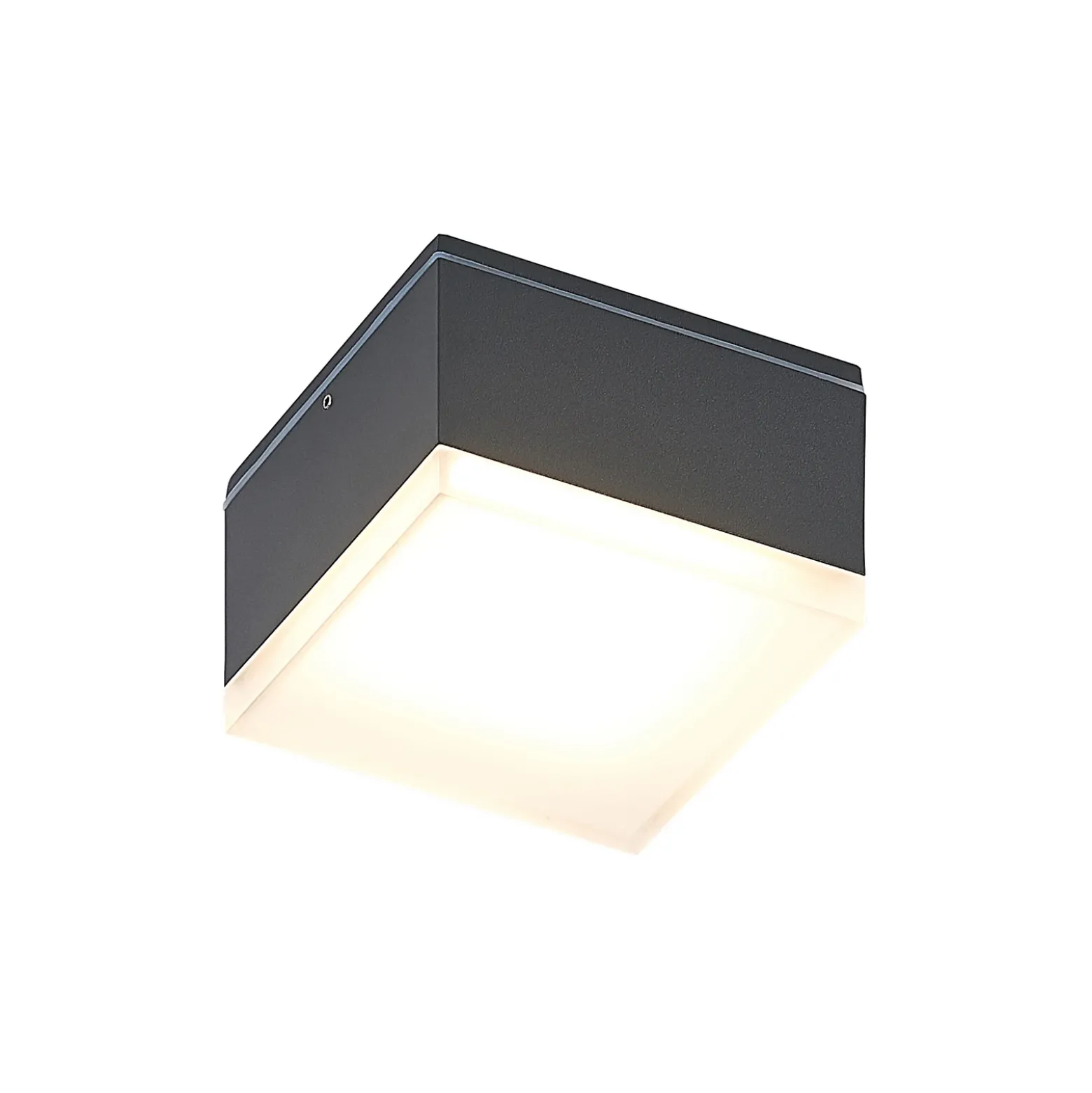 Lindby Mathea plafón para exterior, angular