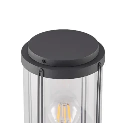 Lindby Ojali baliza, redonda, gris oscuro
