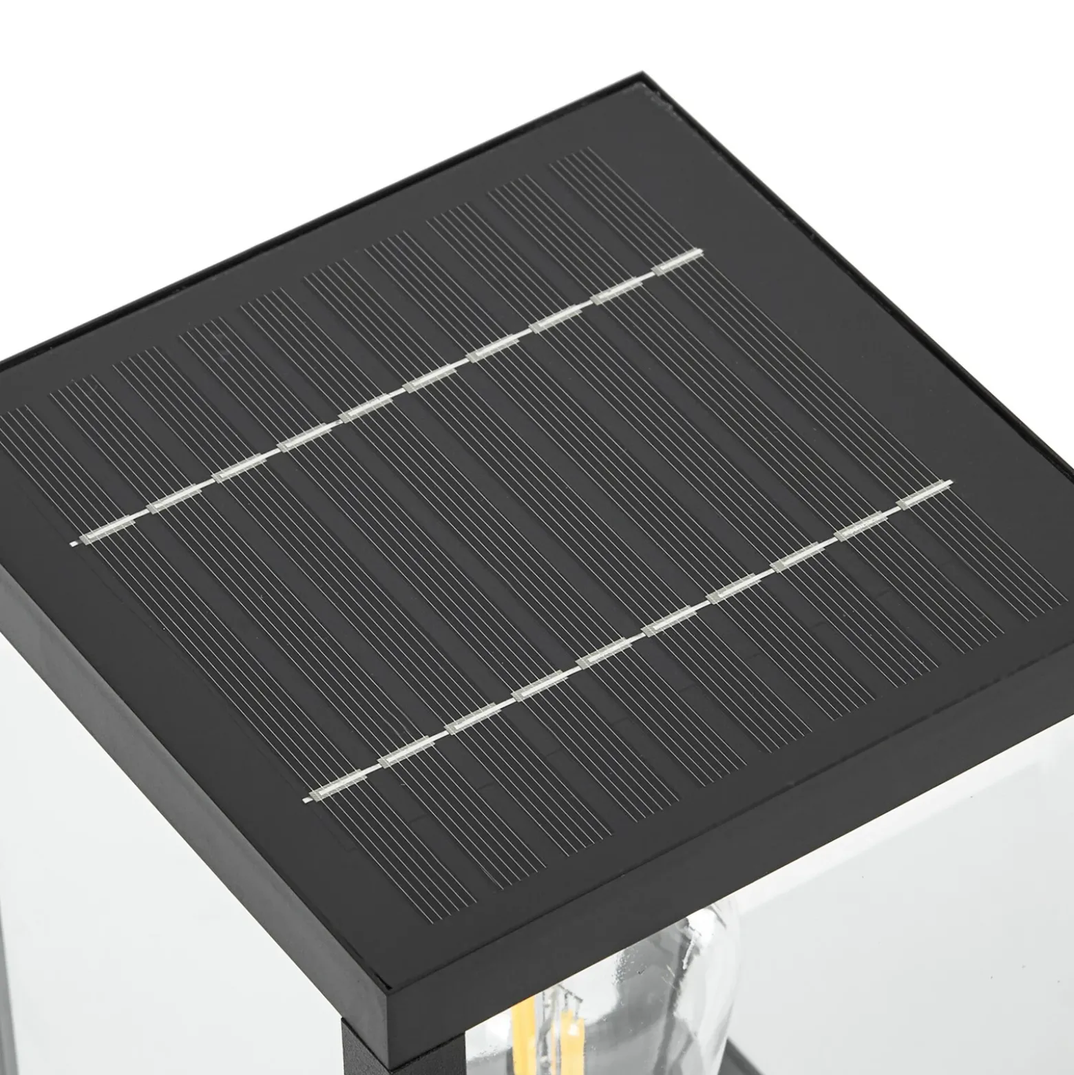 Lindby Relto, bolardo luminoso LED para caminos, sensor, pica para clavar en el
