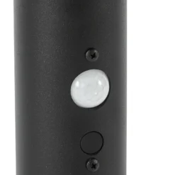 Lindby Relto, bolardo luminoso LED para caminos, sensor, pica para clavar en el
