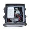 Lindby Smart aplique LED para exterior Fyra, redondo, CCT, RGB, Tuya