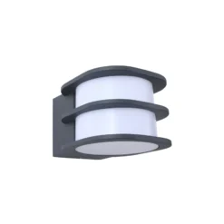 Lindby Smart aplique LED para exterior Fyra, redondo, CCT, RGB, Tuya