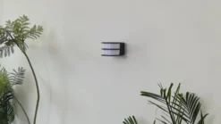 Lindby Smart aplique LED para exterior Fyra, redondo, CCT, RGB, Tuya