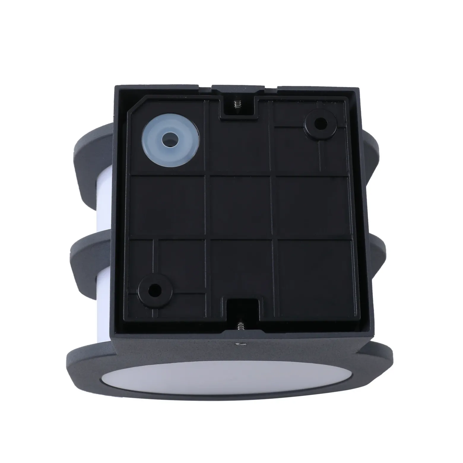 Lindby Smart aplique LED para exterior Fyra, redondo, CCT, RGB, Tuya