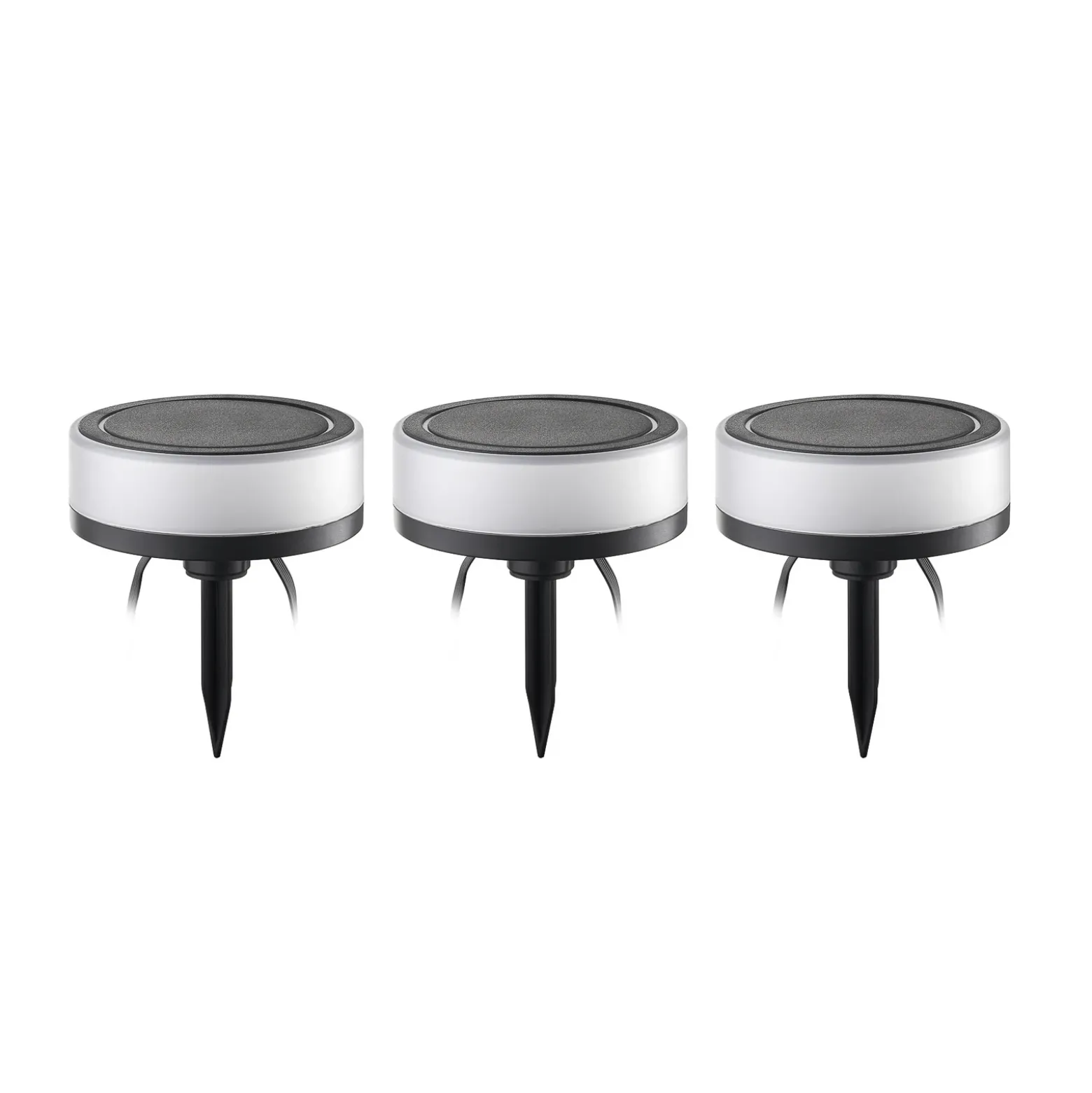Lindby Smart LED lámpara con pica Kyren, CCT, RGB, Tuya, 3 unidades