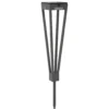 Linterna solar LED Tinka, 52 cm de altura, gris