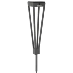Linterna solar LED Tinka, 52 cm de altura, gris