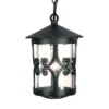 Lámpara colgante de exterior Hereford con espiral