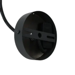 Lámpara colgante exterior Alea de Lindby, blanca, plástico, Ø 38 cm