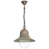 Lámpara colgante exterior Campanula 2094, latón antiguo, Ø 29 cm, IP44