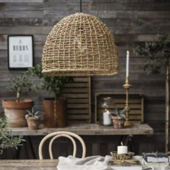 Lámpara colgante exterior Cebu, Lampakanay, Ø 57 cm, enchufe, IP44