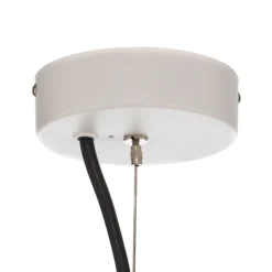 Lámpara colgante exterior Cumulus, Ø 60 cm, blanca, plástico, IP65, E27