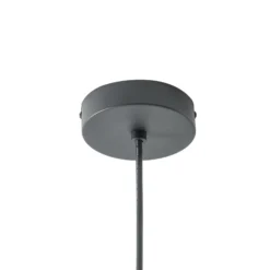 Lámpara colgante exterior Lucande Taniola, 1 luz, cónica, Ø 60 cm