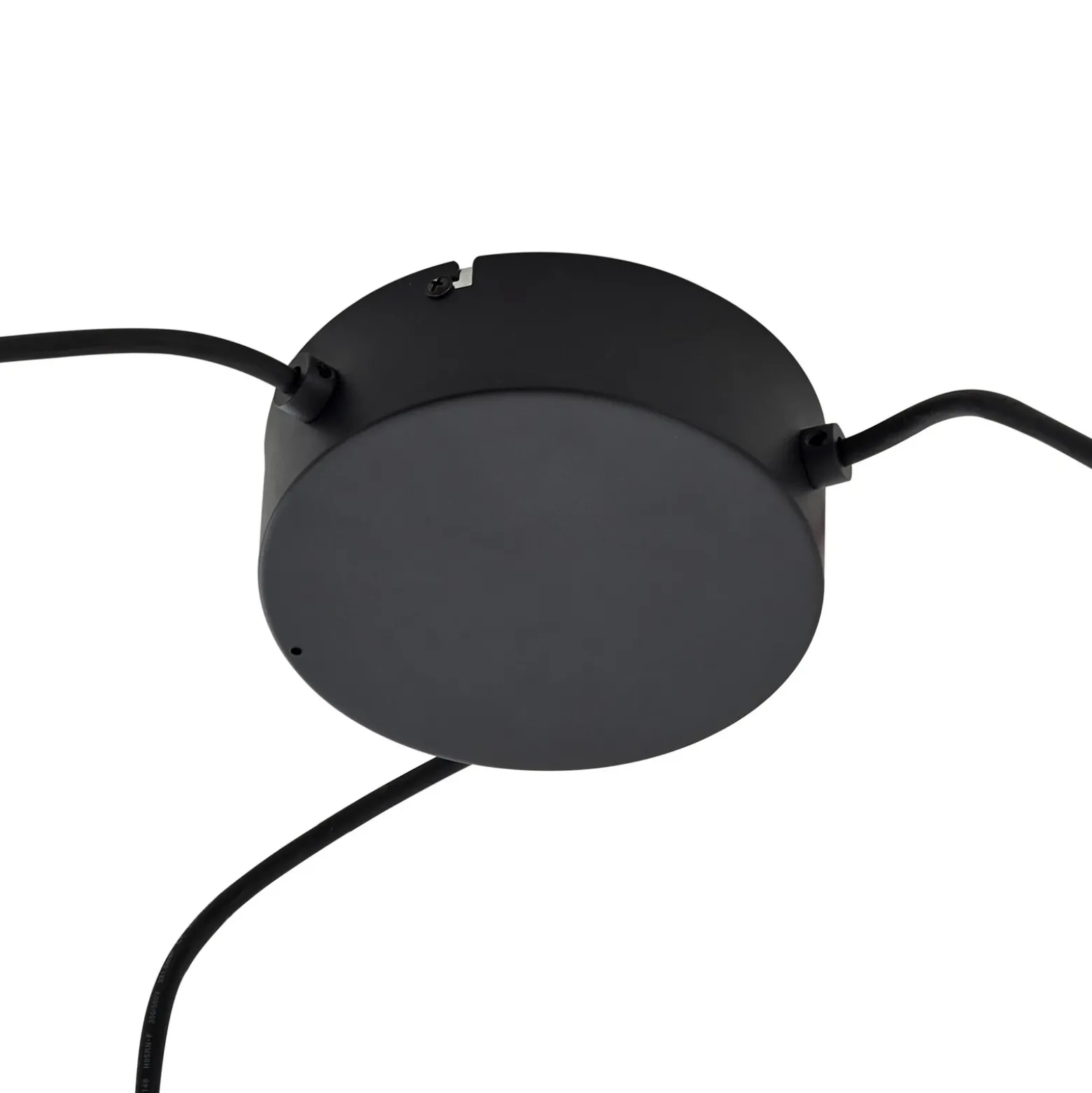 Lámpara colgante exterior Lucande Taniola, 3 luces, beige, ratán, IP44