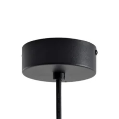 Lámpara colgante exterior Lucande Taniola, 1 luz, beige, ratán, IP44