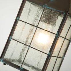 Lámpara colgante exterior Nantucket, negro, 1 luz