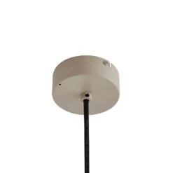 Lámpara colgante exterior Valdorin de Lindby, beige, algodón, IP44