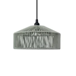 Lámpara colgante Newgarden Calabardina, verde, cable, Ø30 cm, IP44