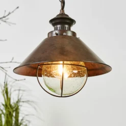 Lámpara colgante Náutica en diseño antiguo, 26 cm